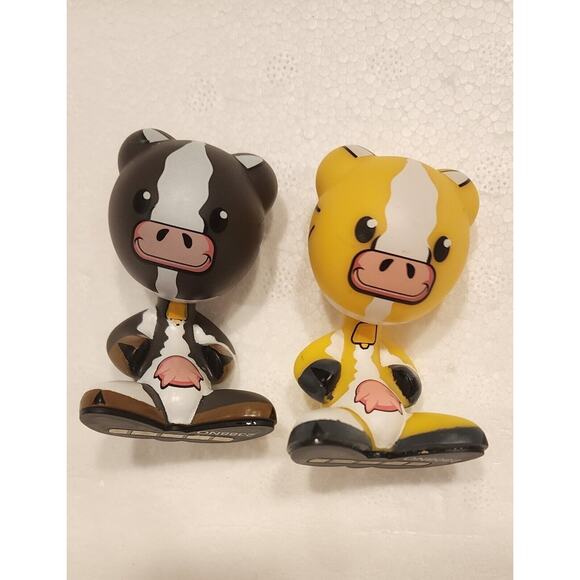 U.B. Funkeys Berger Cow Lot Yellow Rare/ Brown Dream State Radica - Picture 1 of 5